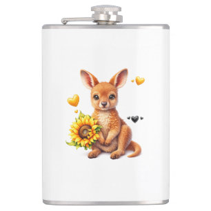 Hip Flask Kangar Süßes Design Flachmann