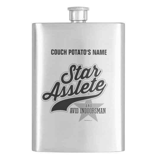 Hip Flask (Vogelschütze) Flachmann (Vorderseite)