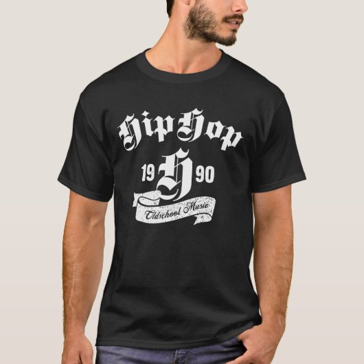 Hip Hop 1990 Gothic Tee (Vorderseite)