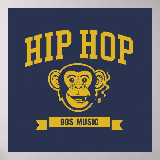 Hip Hop 90er Musik Poster (Vorne)