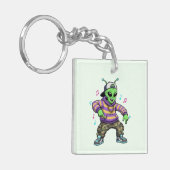 Hip Hop Alien Schlüsselanhänger (Vorderseite links)