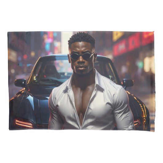 Hip Hop - American Rap Star - Kissenbezug (Vorderseite)