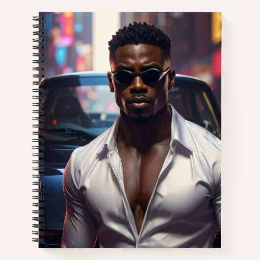 Hip Hop - American Rap Star -  Notizblock (Vorderseite)