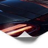 Hip Hop - American Rap Star -  Poster (Ecke)