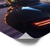 Hip Hop - American Rap Star -  Poster (Ecke)