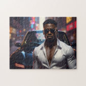 Hip Hop - Amerikanischer Rap-Star - Puzzle (Horizontal)