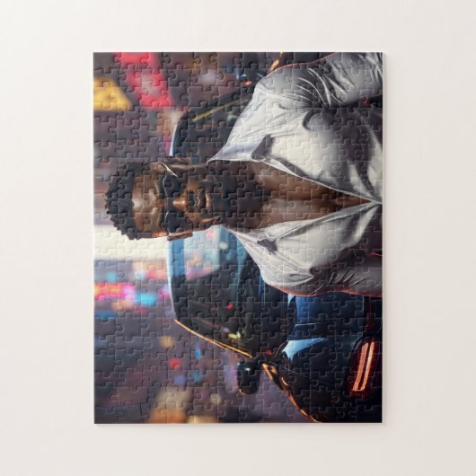 Hip Hop - Amerikanischer Rap-Star - Puzzle (Vertikal)