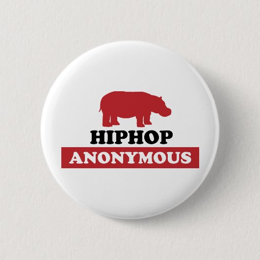 Hip-Hop anonym Button (Vorderseite)