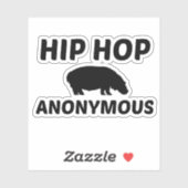 HIP HOP ANONYMOUS AUFKLEBER (Blatt)