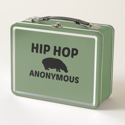 HIP HOP ANONYMOUS METALL BROTDOSE (Vorderseite)