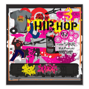 Hip Hop Art Poster