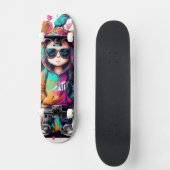 Hip Hop Art Skateboard (Vorderseite)