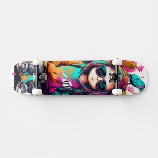 Hip Hop Art Skateboard (Horizontal)
