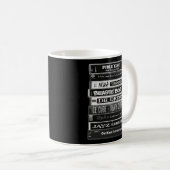 Hip Hop Artists Cassettes Old School Rap Kaffeetasse (VorderseiteRechts)