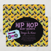 Hip Hop Baby Shower Party Cassette BoomBox