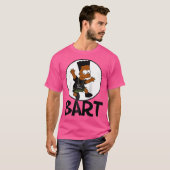 Hip Hop Bart Baseball T-Shirt (Vorne ganz)