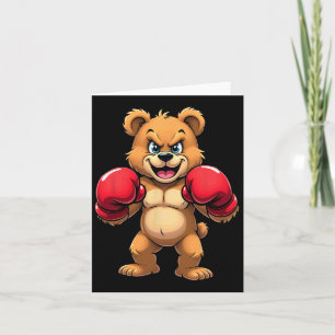 Hip Hop Bear Boxing Karte