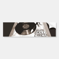 HIP HOP BEATS SKILL TEXTE AUF TURNTABLE