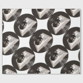 HIP HOP BEATS SKILL TEXTE AUF TURNTABLE GESCHENKPAPIER (Flach)