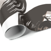 HIP HOP BEATS SKILL TEXTE AUF TURNTABLE GESCHENKPAPIER (Rolleneckpunkt)