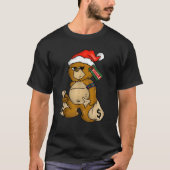 Hip Hop Bekleidung Männer Hipster Santa Teddy Bäre T-Shirt (Vorderseite)
