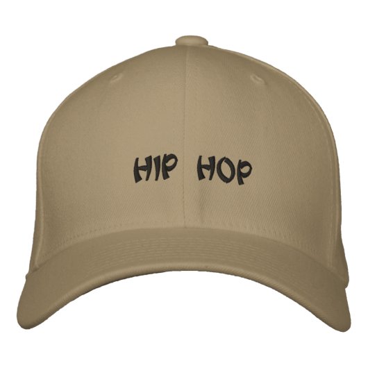 HIP HOP BESTICKTE KAPPE (Vorderseite)