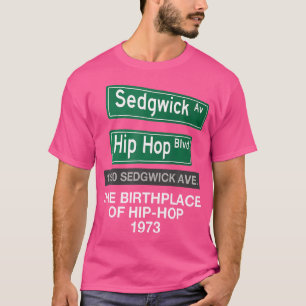 Hip Hop Birthplace 1520 Sedgwick Ave. 50 Jahre T-Shirt