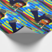 Hip Hop Break Tanzen Kid Happy BIrthday Geschenkpapier (Ecke)