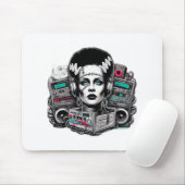 Hip Hop Bride Frankensteins Mousepad (Mit Mouse)