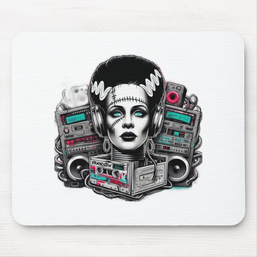 Hip Hop Bride Frankensteins Mousepad (Vorne)
