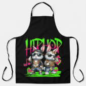 Hip Hop Bunnies Schürze (Vorderseite)
