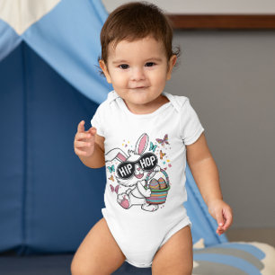 Hip Hop Bunny Baby Strampler