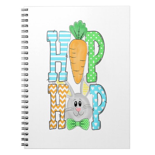 Hip Hop Bunny Easter Bunny Classic Rabbit Lover Notizblock (Vorderseite)