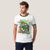 Hip Hop Bunny Men's Ringer T-Shirt  (Vorne ganz)