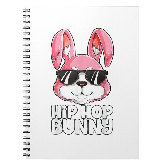 Hip Hop Bunny Oaster Boys Mädchen Kinder Männer Ra Notizblock (Vorderseite)