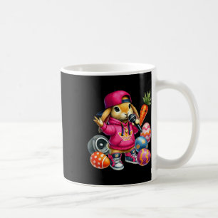 Hip Hop Bunny Oaster Eggs Mikrofon Vibe Kaffeetasse