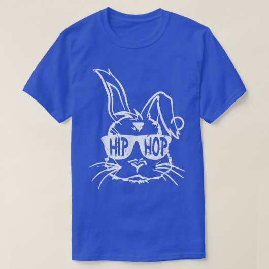 Hip Hop Bunny Old School Rap Trap Music T-Shirt (Design vorne)