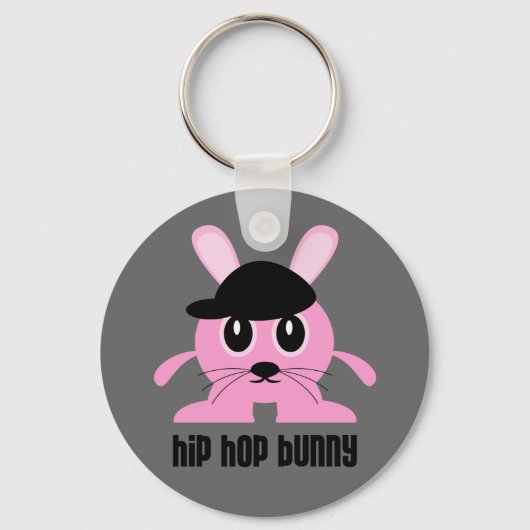 Hip Hop Bunny Schlüsselanhänger (Vorderseite)