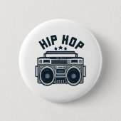 Hip Hop Button (Vorderseite)