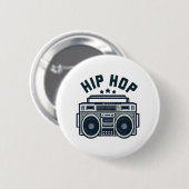 Hip Hop Button (Vorne & Hinten)