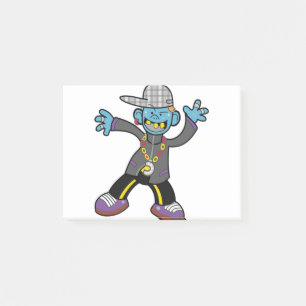 Hip Hop Cartoon Image ! Post-it Klebezettel