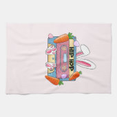 Hip Hop Cassette Tape Bunny Geschirrtuch (Horizontal)