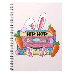 Hip Hop Cassette Tape Bunny Notizblock