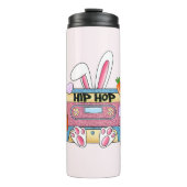 Hip Hop Cassette Tape Bunny Thermosbecher (Vorderseite)