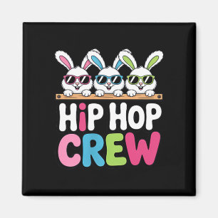 Hip Hop Crew Bunny Squad Lustige Osternparty Stimm Magnet