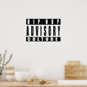 HIP HOP Culture Poster (Küche)