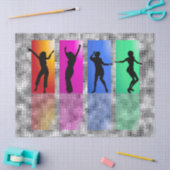 Hip Hop Dance Disco Ball Seidenpapier (Basteln)