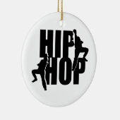 Hip Hop Dance Girls Text Design Ornament (Rechts)