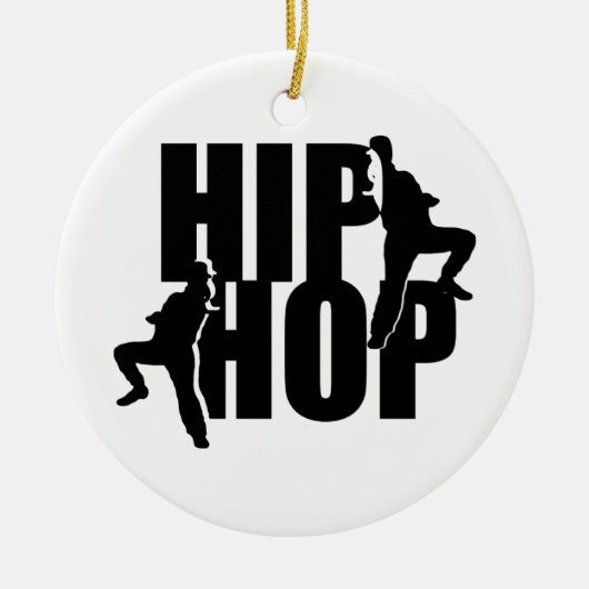 Hip Hop Dance Girls Text Design Ornament (Vorne)