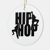 Hip Hop Dance Girls Text Design Ornament (Links)